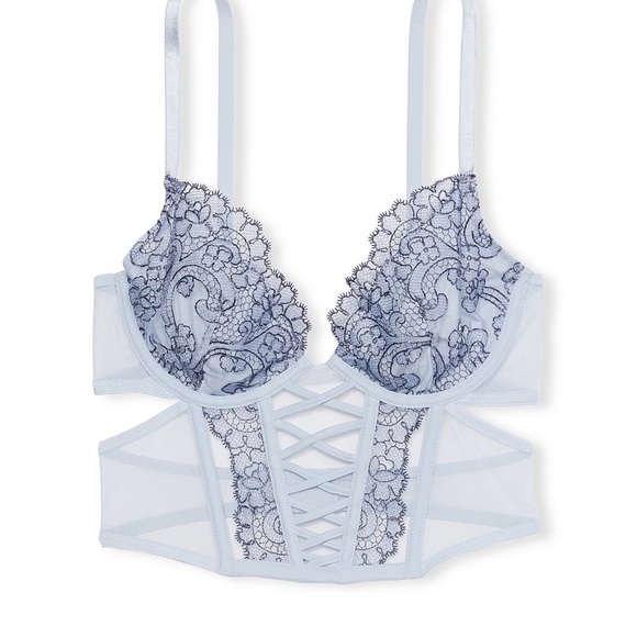 Victoria’s Secret Dream Angels Embroidered Corset and Panty set Medium - Picture 4 of 6